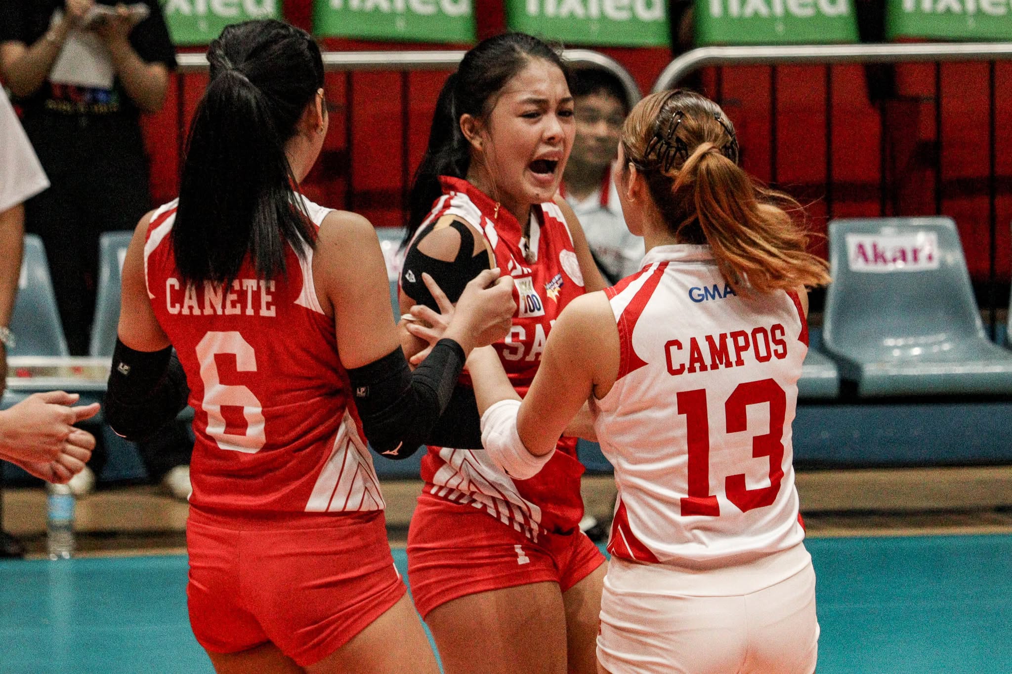 Letran crushes Lady Red Spikers’ round two hopes; spoils Habacon’s return