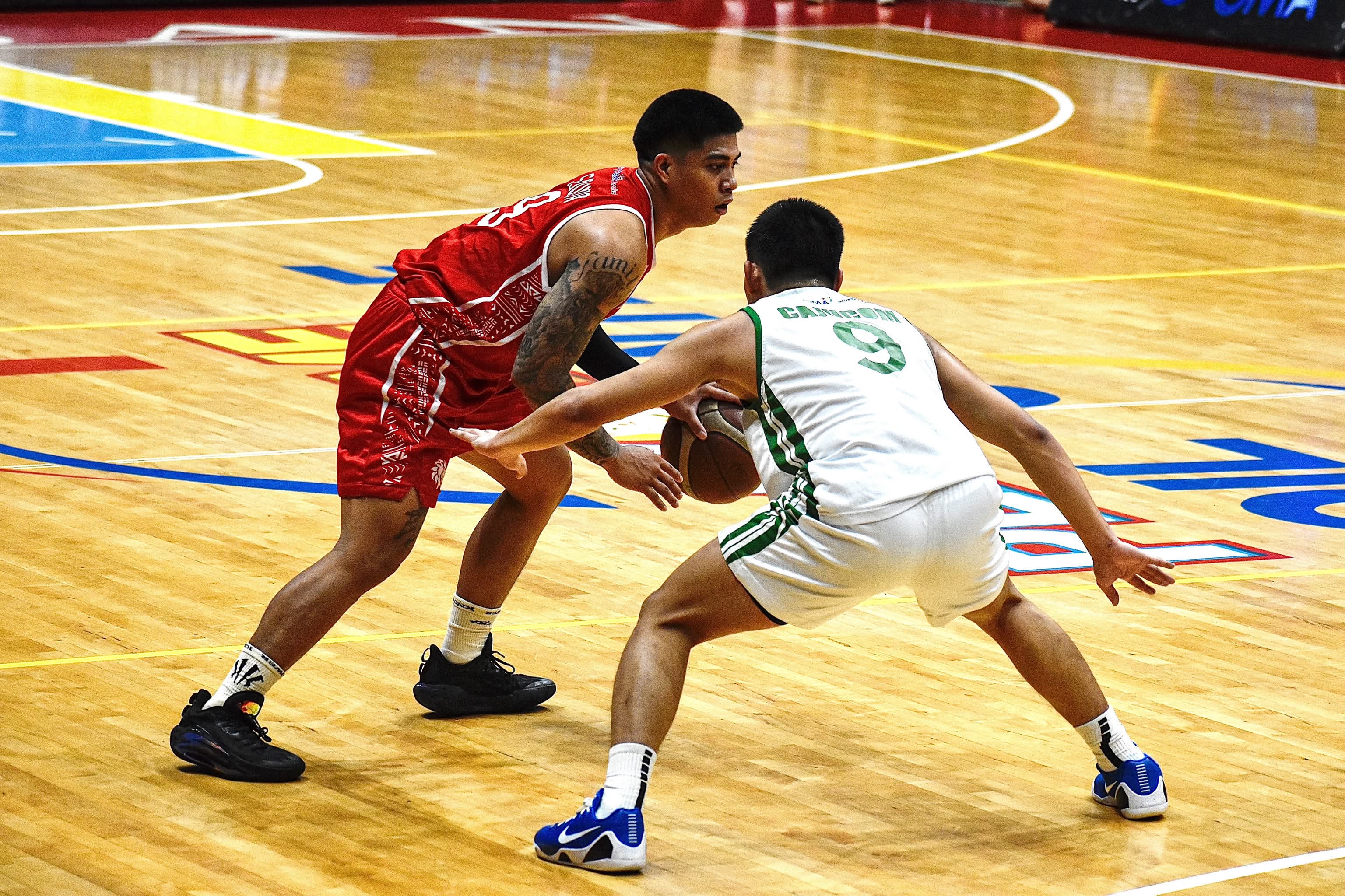 Hot-shooting San Beda survives late Benilde surge to stay atop Group B
Sports